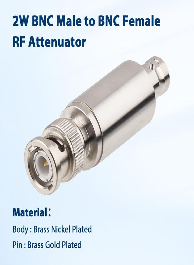 XRDS -RF مخفف إشارة ترددات لاسلكية محوري XRDS-RF بقدرة 2 واط، موصل BNC ذكر إلى أنثى، 10 ديسيبل، 50 أوم، 2 واط، موصل BNC ذكر إلى أنثى، مخفف إشارة ترددات لاسلكية لتطبيقات الراديو والاتصالات - Image 4